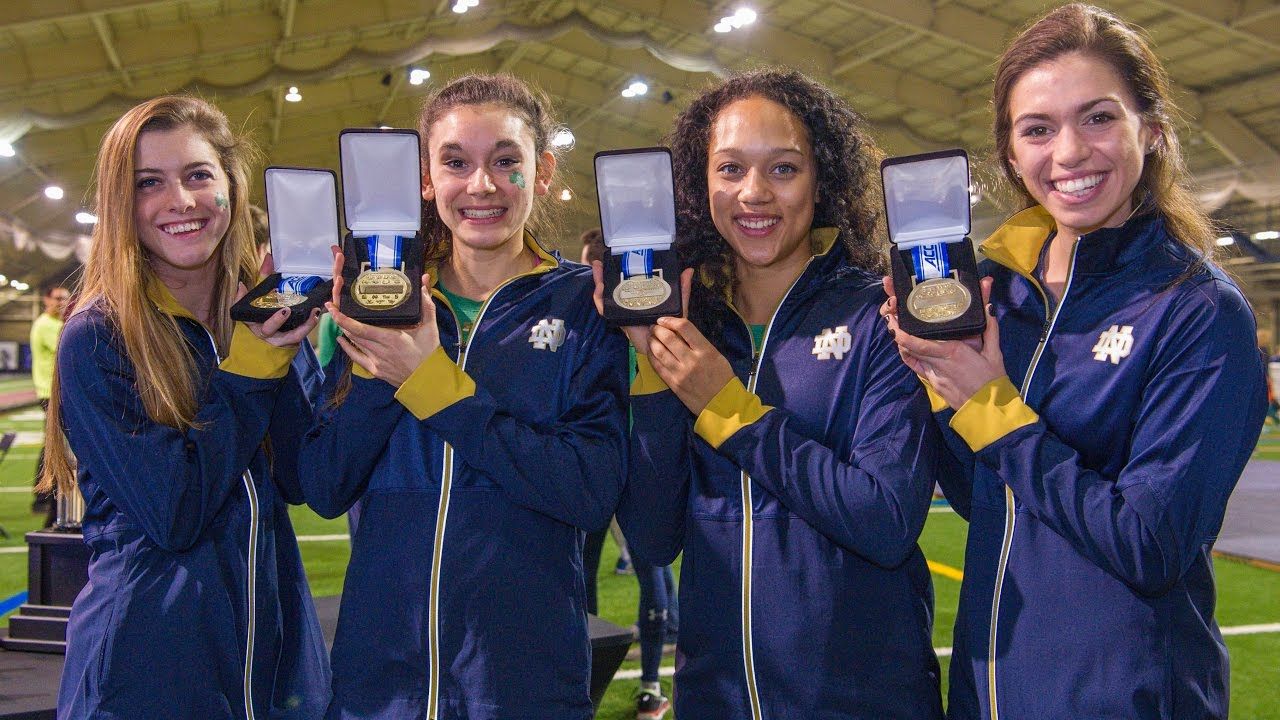 Instant Reaction - Notre Dame Track and Field - ACC Distance Medley Relay Champions