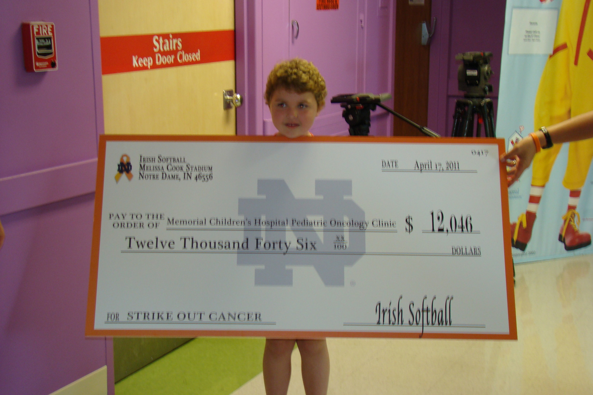 Softball Leads Nation In NFCA’s Strikeout Cancer Collaboration Tatum Gumpf