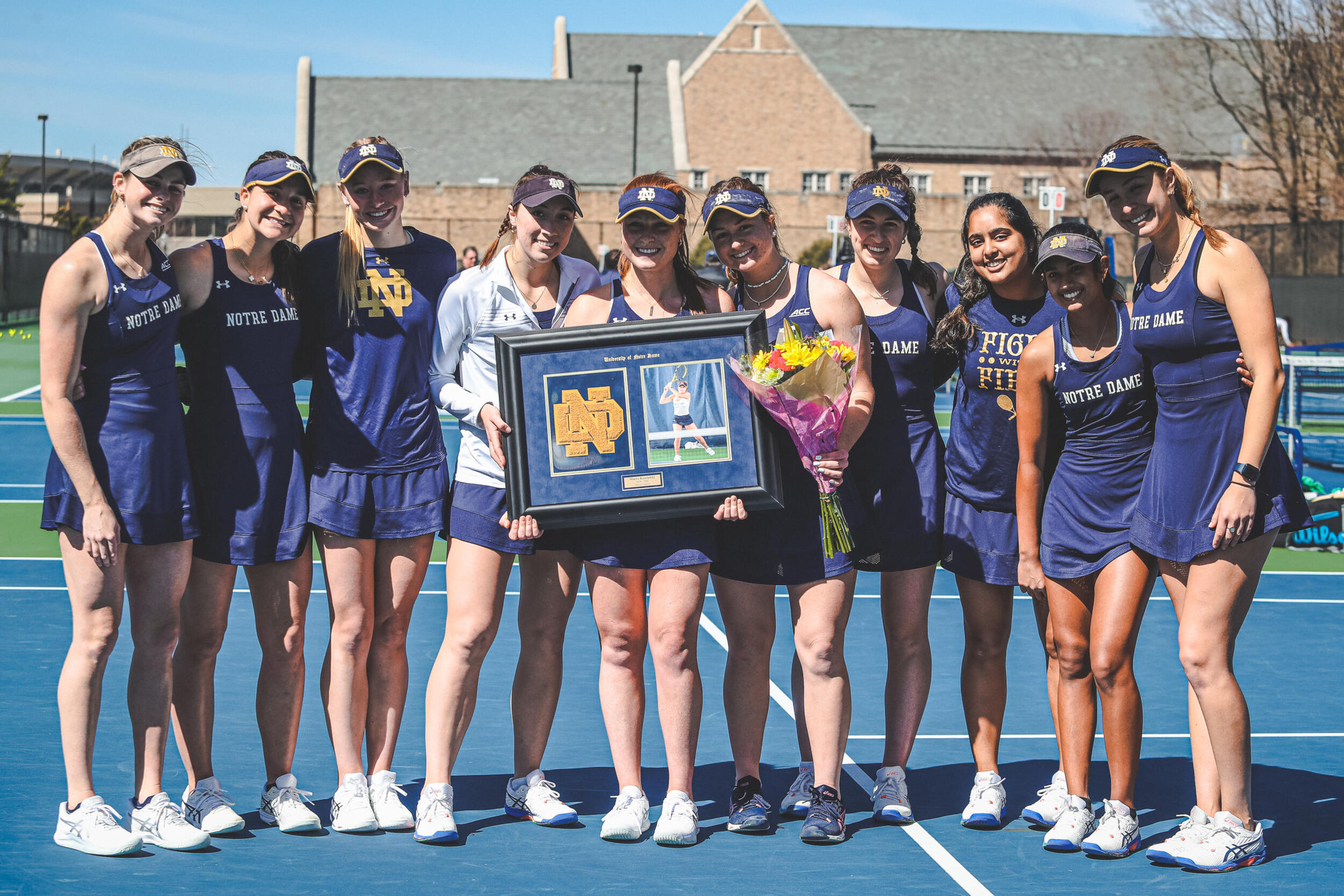 Irish Split Doubleheader on Senior Day Irish Split Doubleheader on Senior Day