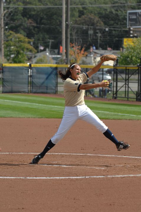 Brittany O'Donnell led Notre Dame from the circle in an 11-1 rout of Delaware.