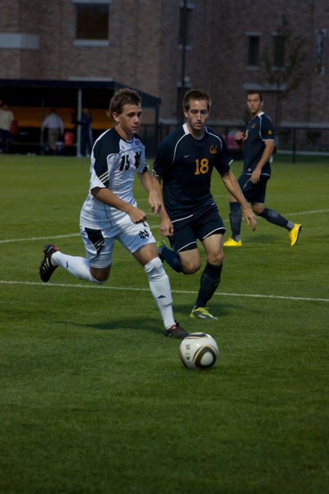Sophomore forward Harrison Shipp put the Irish on the board in the 45th minute with his first career goal.