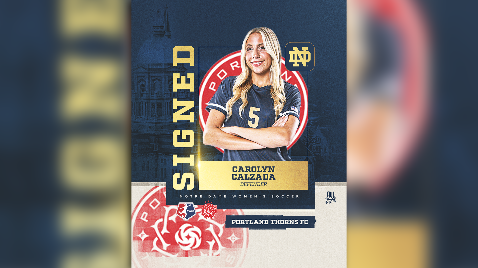 Carolyn Calzada Signs With Portland Thorns FC Carolyn Calzada Signs With Portland Thorns FC