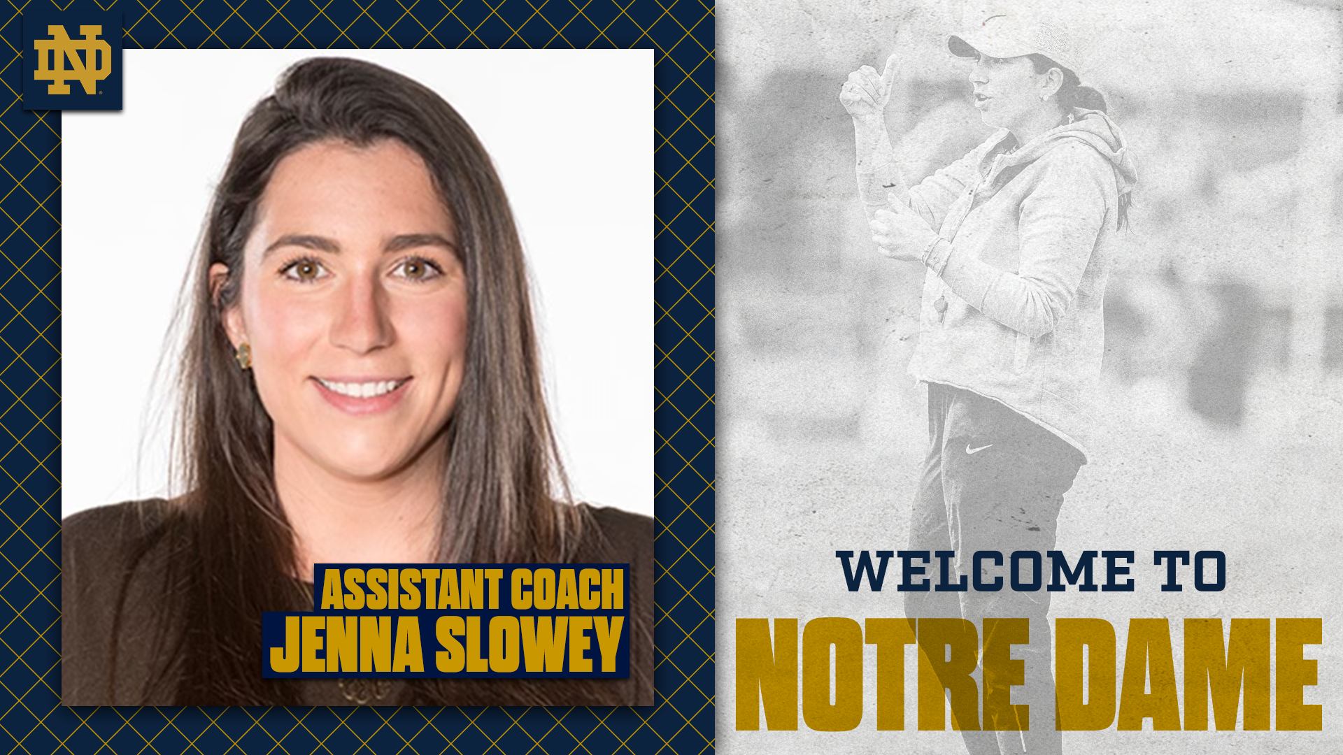Jenna Slowey Joins Irish Women’s Lacrosse As Assistant Coach Jenna Slowey Joins Irish Women’s Lacrosse As Assistant Coach