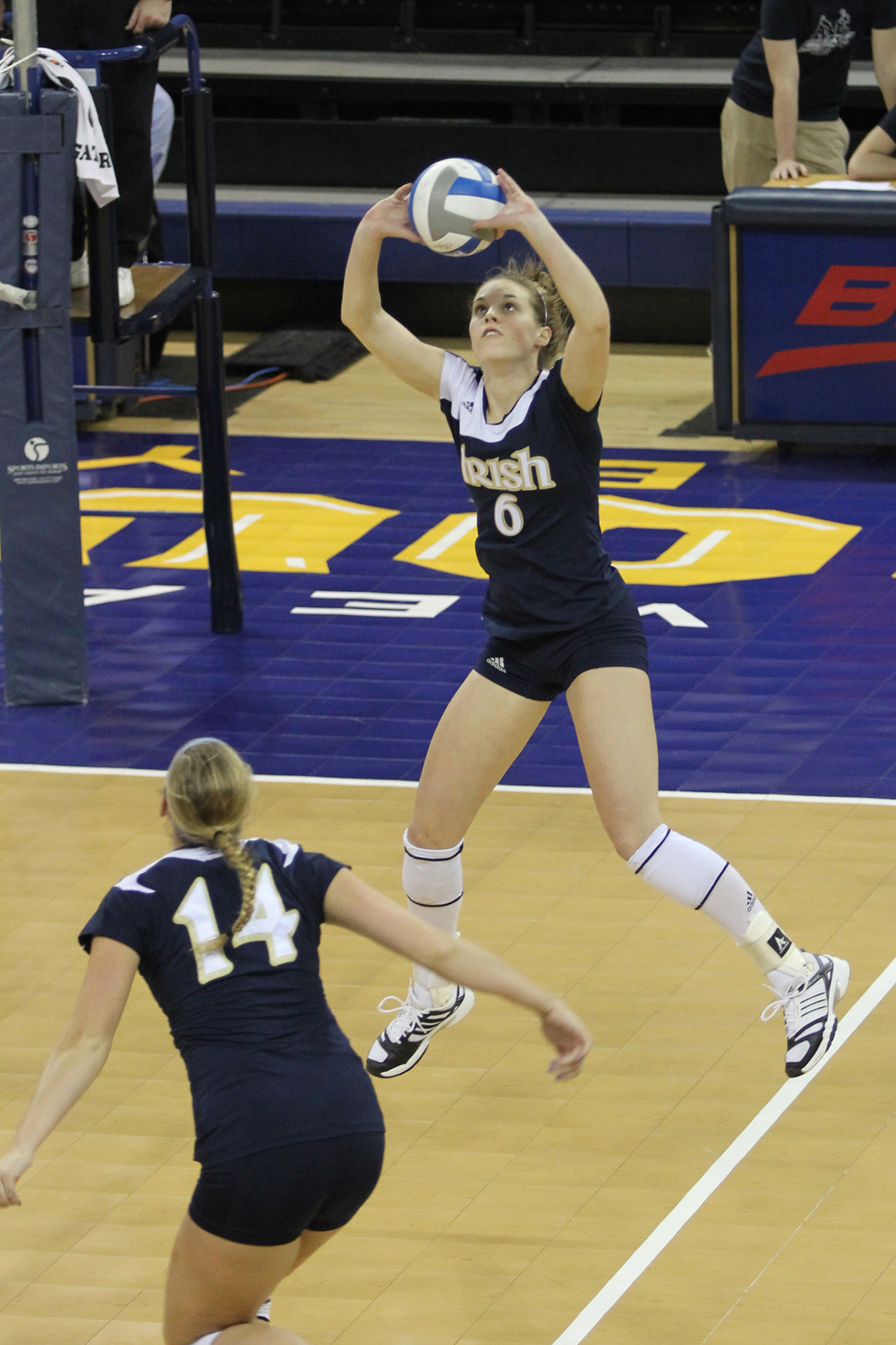 Volleyball Upends Top-Seeded Louisville, Advances To BIG EAST Finals Sophomore Maggie Brindock