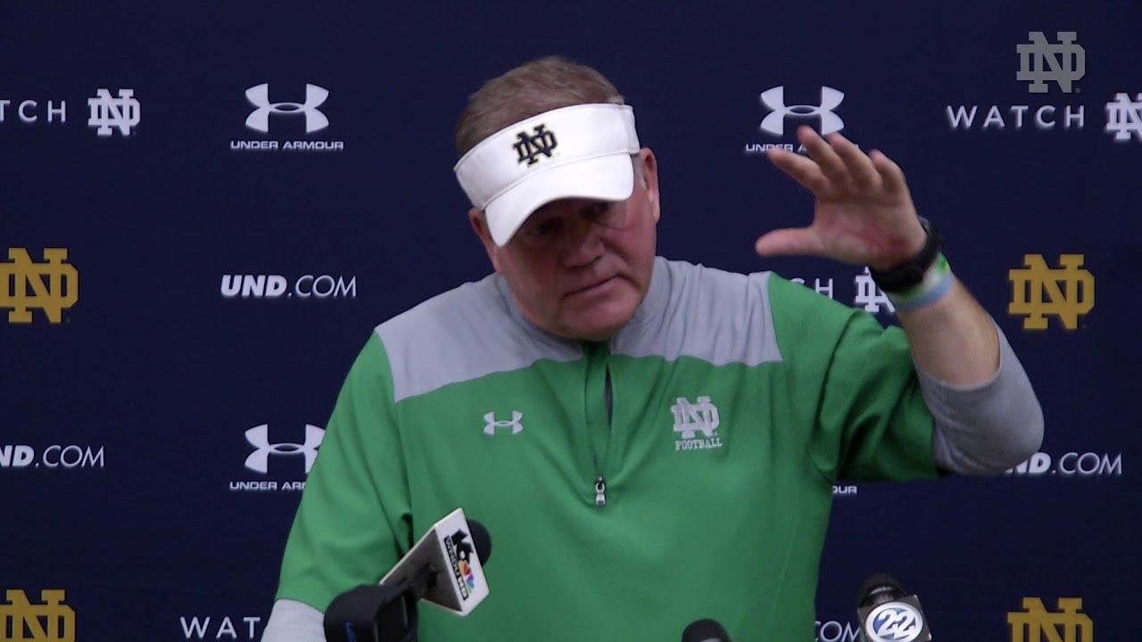 @NDFootball Brian Kelly Press Conference (03.29.18)