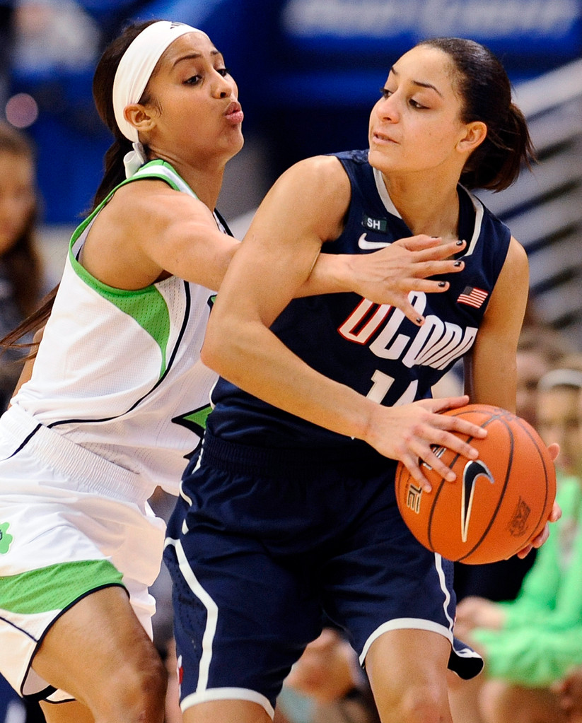 BIG EAST CHAMPS! Achonwa's Layup Lifts #2 Irish Past #3 UConn, 61-59 (AP)