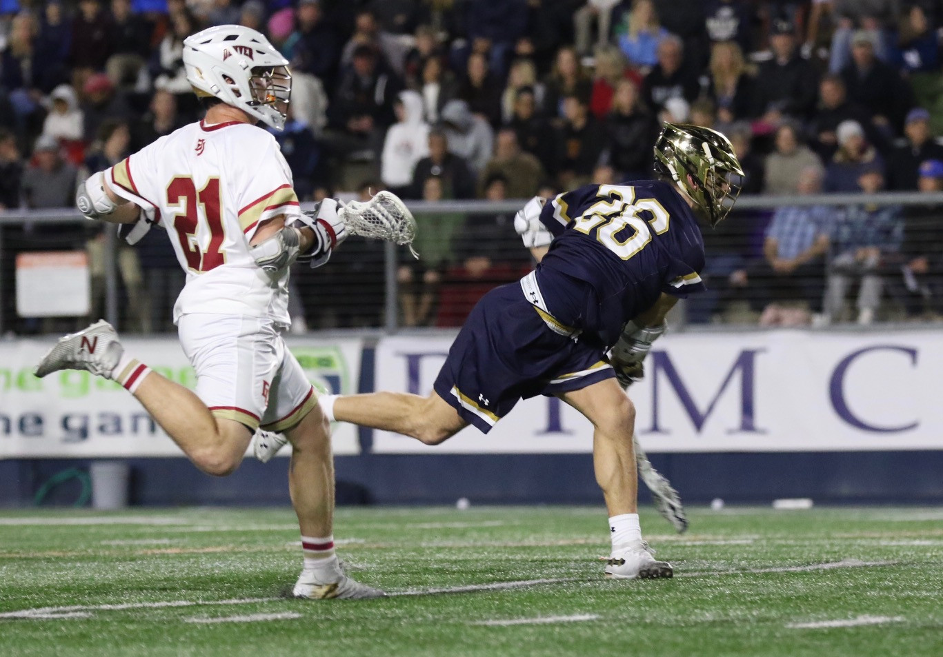 #10 Irish Top #8 Denver, 10-7, in Pacific Coast Shootout ND Denver MLAX 1