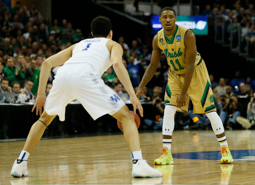 NCAA Men's Elite Eight: Notre Dame vs. Kentucky