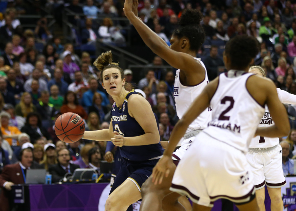 NCAA National Championship: ND WBB 61, Mississippi State 58 (USATSI)