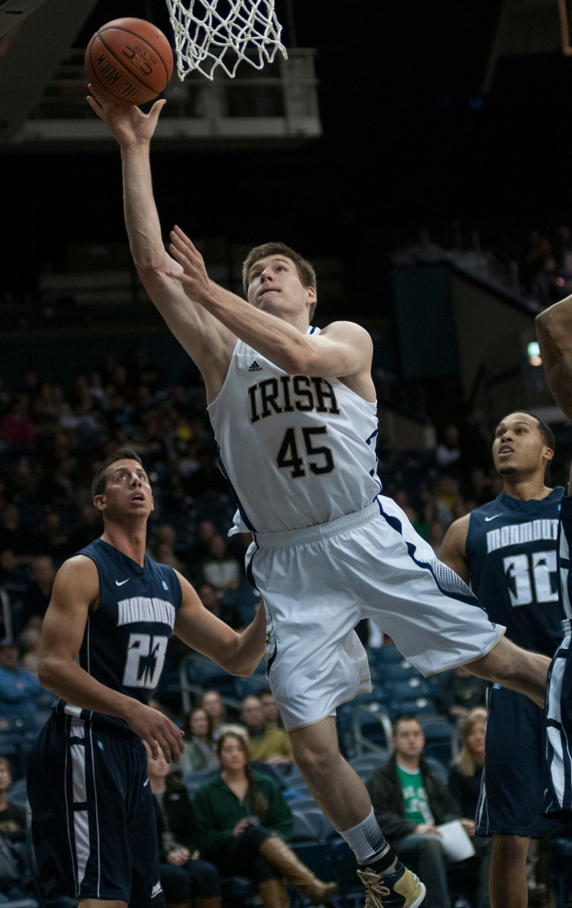 #22/25 Notre Dame Plays Host to Brown On Saturday Senior forward Jack Cooley ranks second nationally in double-doubles with six.