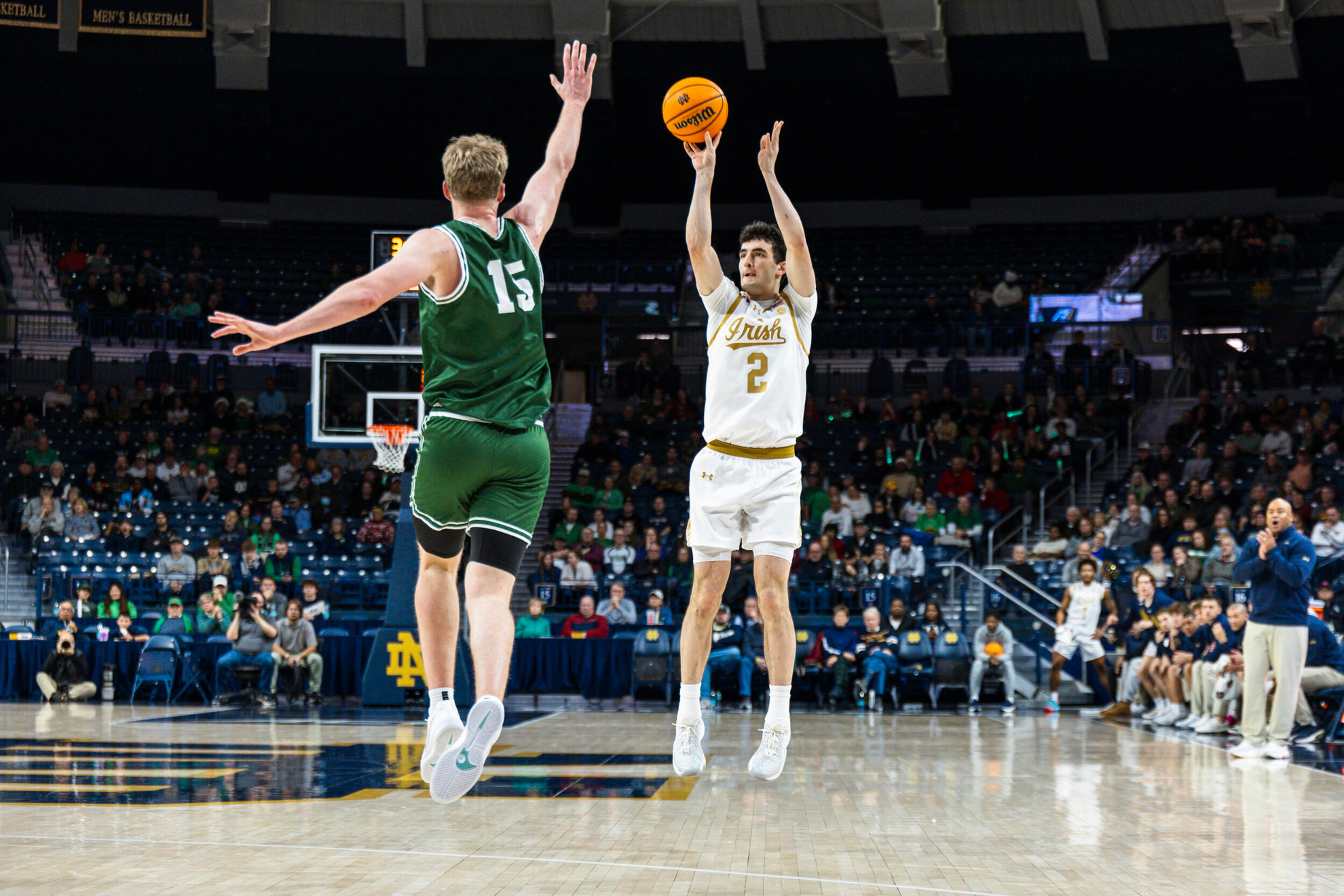 Irish Soar High Before The Holidays In 91-62 Win Over Le Moyne Irish Soar High Before The Holidays In 91-62 Win Over Le Moyne
