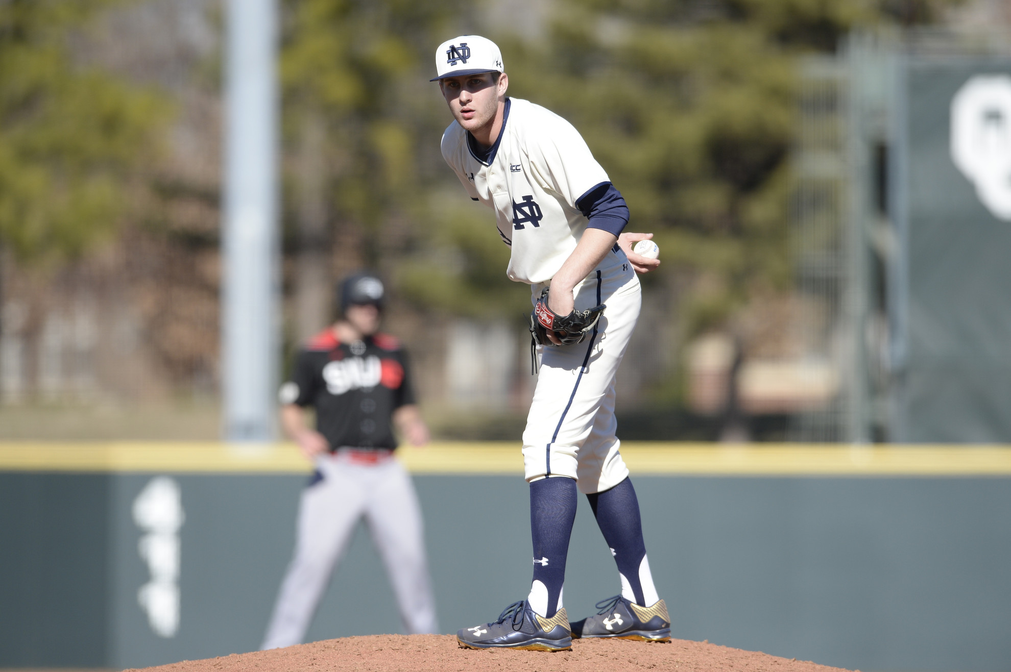 Irish Welcome In No. 7 Florida State For Monster ACC Series Sophomore Ryan Smoyer will take the mound for game one of a key ACC series against No. 7 Florida State Friday night.