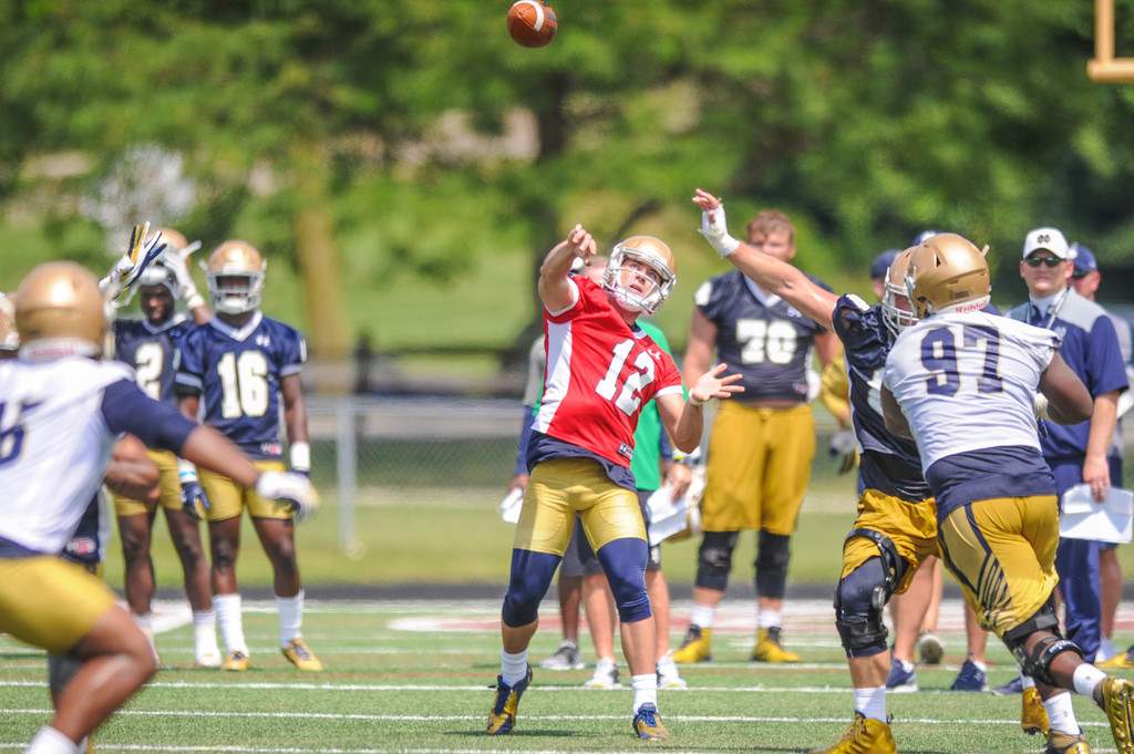 2017 Notre Dame Football Fall Camp - Practice One