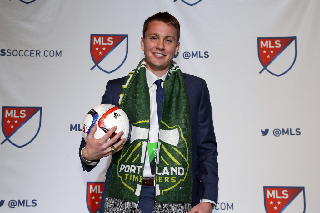 Nick Besler at the MLS SuperDraft