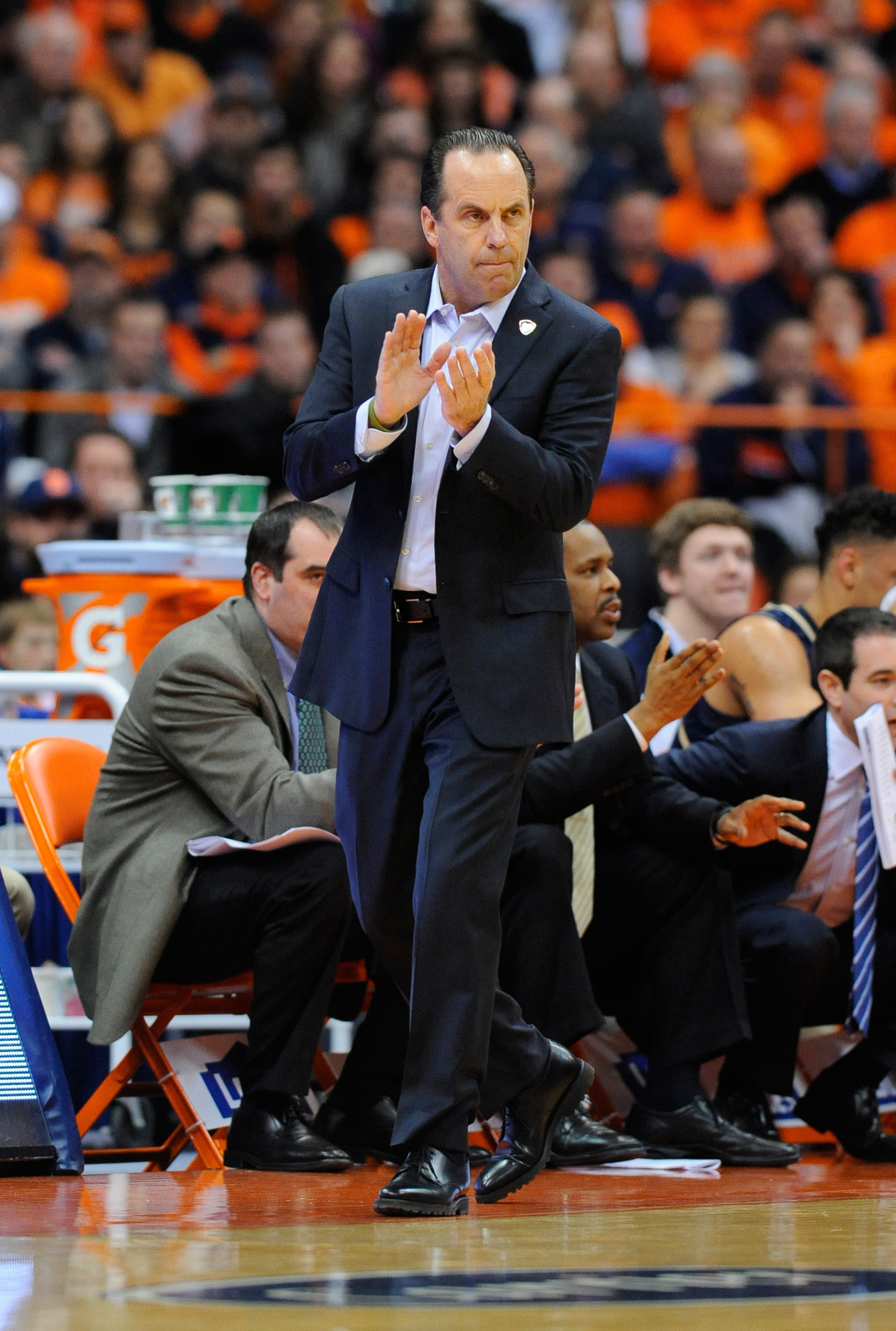 Notre Dame Returns To The Road To Face Miami Head coach Mike Brey is one win shy of notching his 300th victory at Notre Dame.