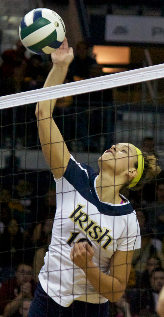 Irish Use Four Sets To Knock Down Seton Hall Freshman Jeni Houser
