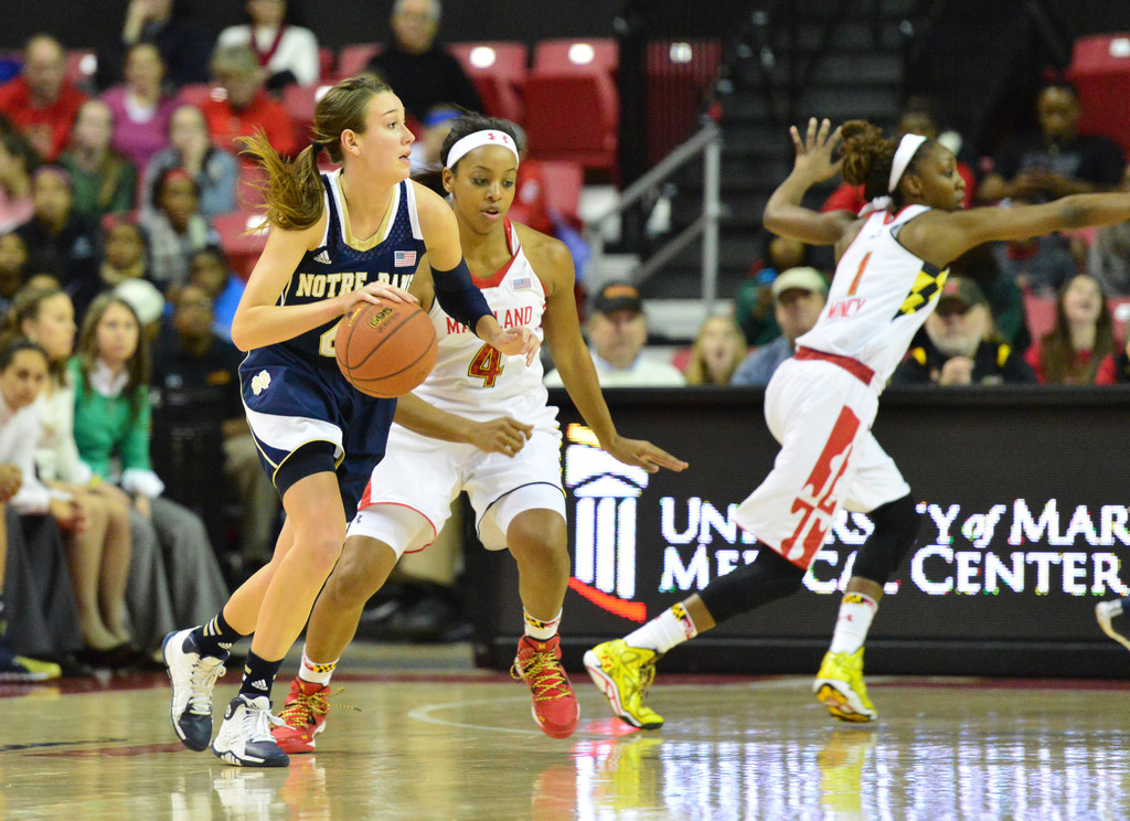 No. 2 Notre Dame at No. 8 Maryland