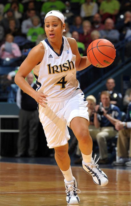 Sophomore guard Skylar Diggins scored a (then) career-high 21 points in Notre Dame's 74-73 win at Syracuse last year.
