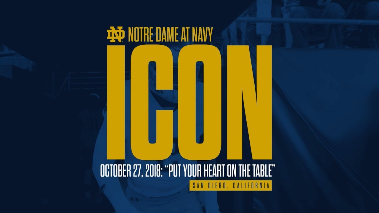 @NDFootball | ICON - Navy (2018)