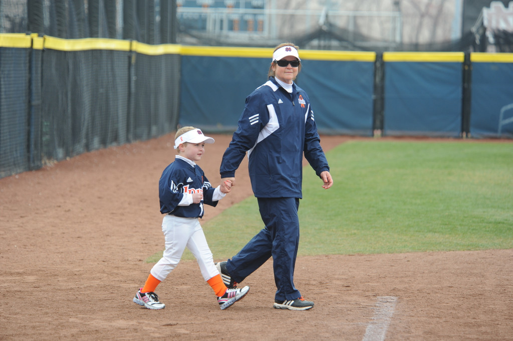Tatum Gumpf and Notre Dame Softball Strike Out Cancer