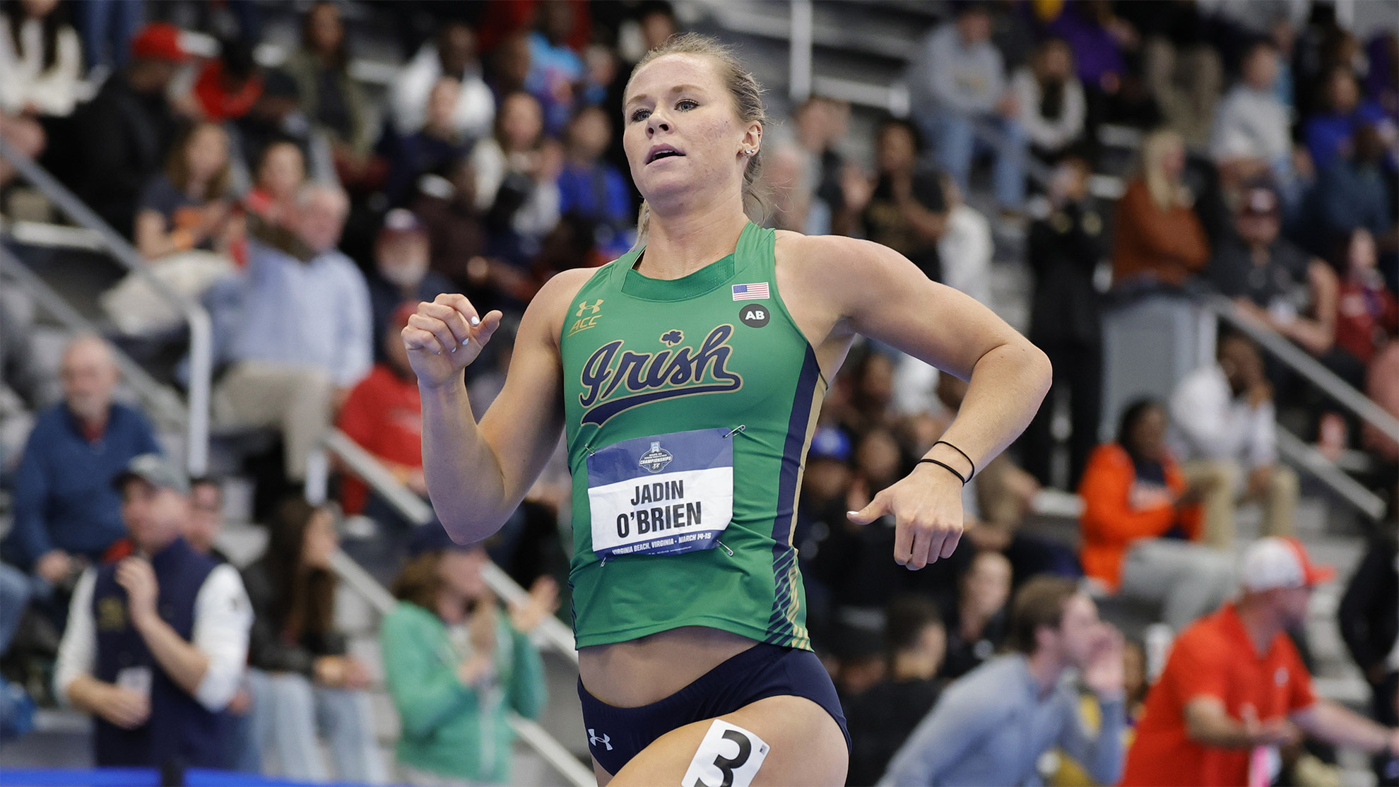 O’Brien Named Great Lakes Field Athlete of the Year Jadin O'Brien competes in the 800m