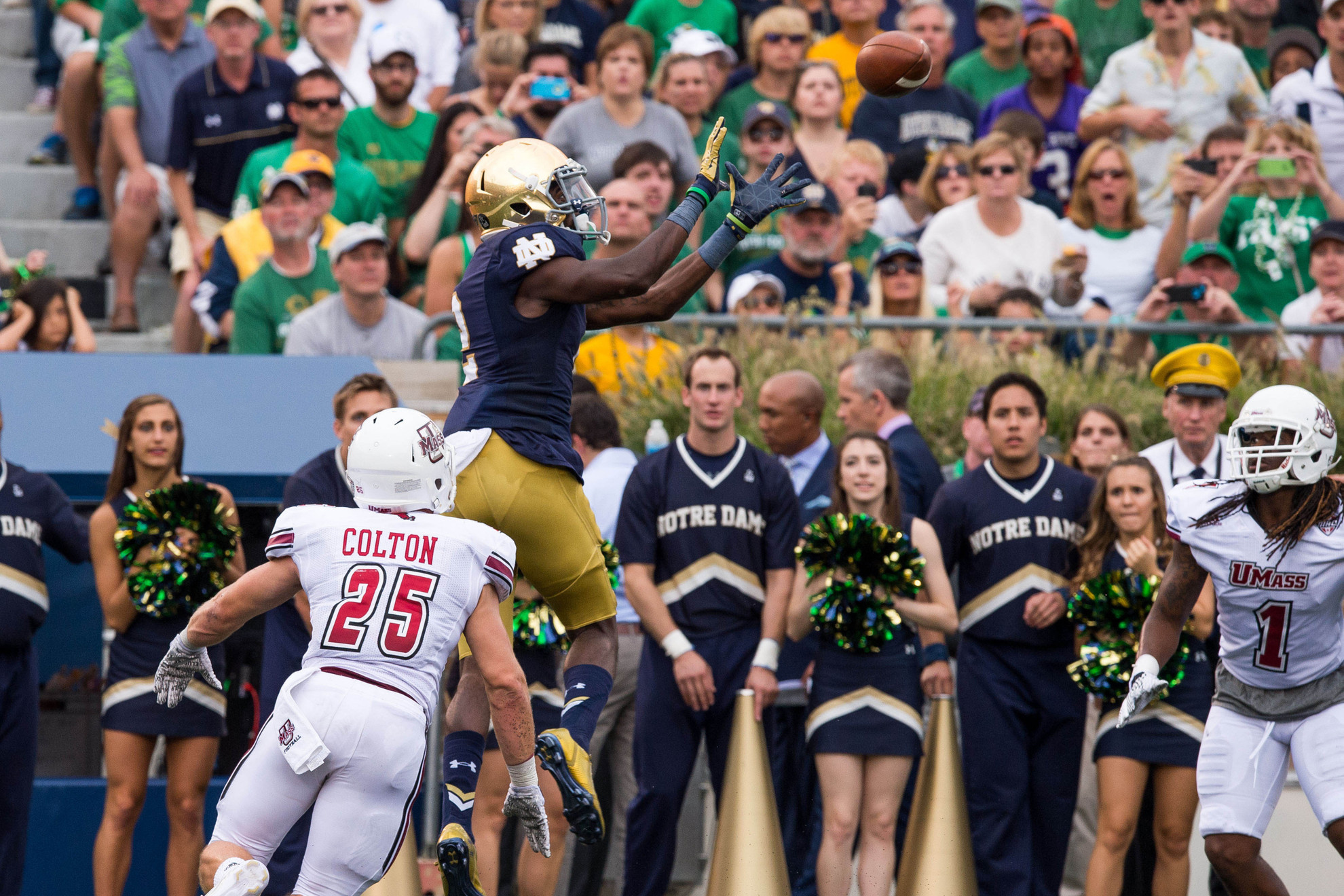 Notre Dame vs. UMass Postgame Notes Chris Brown
