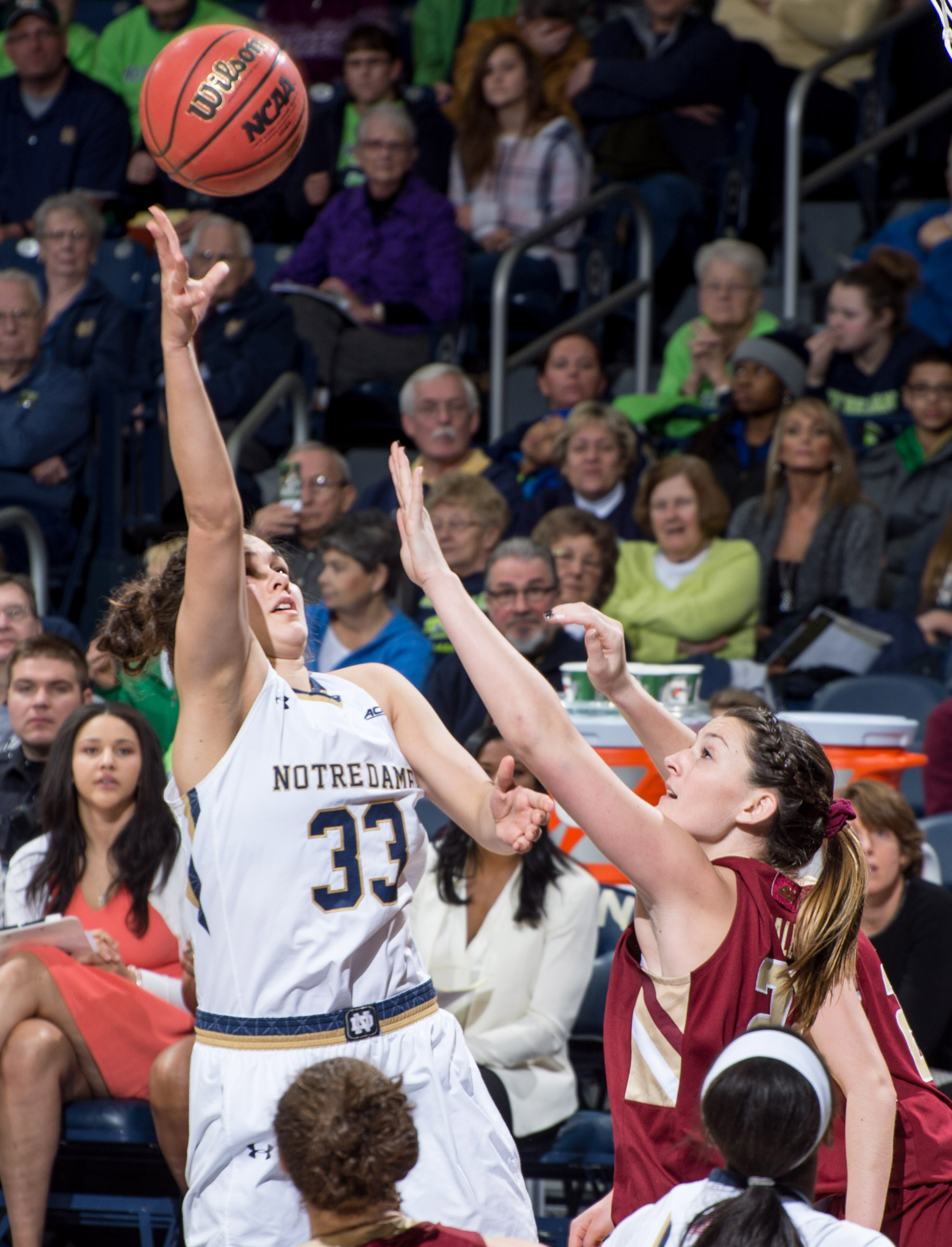Inside The Game: #4 Notre Dame 104, Boston College 58 Notre Dame freshman forward Kathryn Westbeld is averaging 9.0 points and shooting 54.5 percent from the field in her last four games.