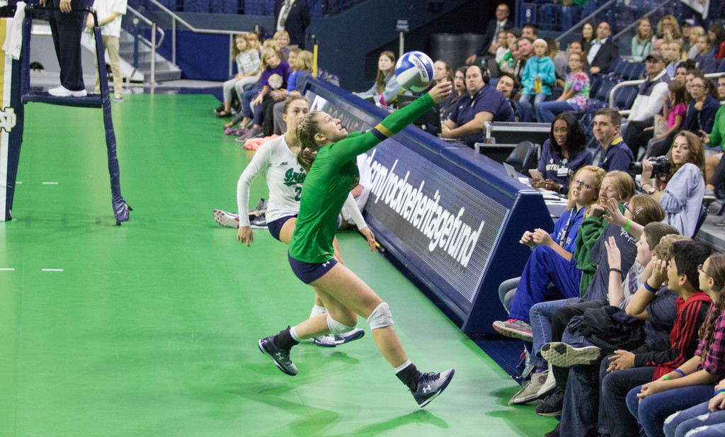 Notre Dame Volleyball vs. No. 8 UNC