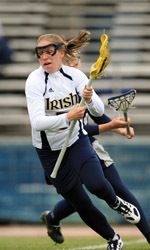Graduated senior Meghan Murphy got a chance to play against her sister, Katie, a Notre Dame grad and a member of the Irish National women's lacrosse team last Saturday in Dublin.