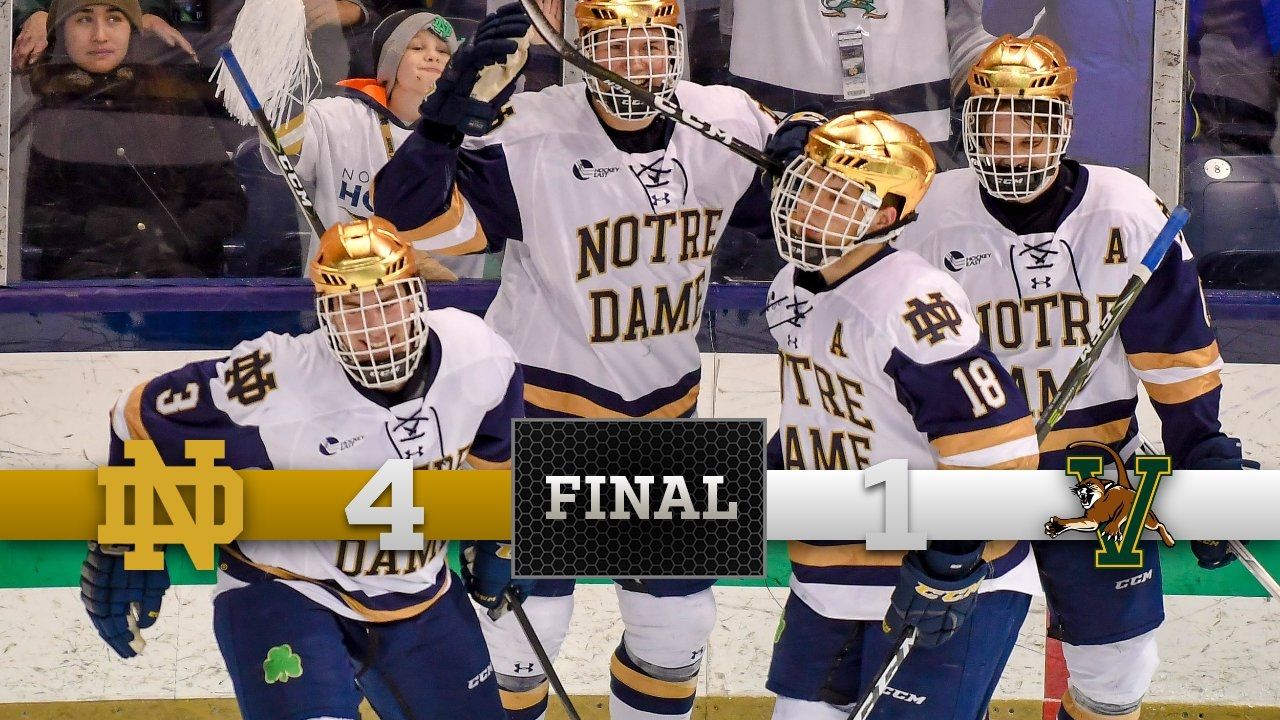 Top Moments - Notre Dame Hockey vs. Vermont