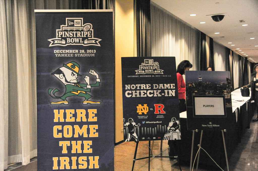 Monday at the Pinstripe Bowl