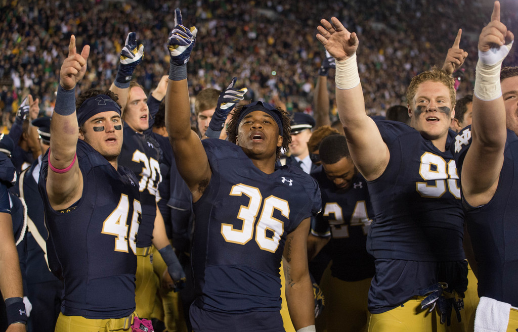 No. 6 Notre Dame Football vs. North Carolina