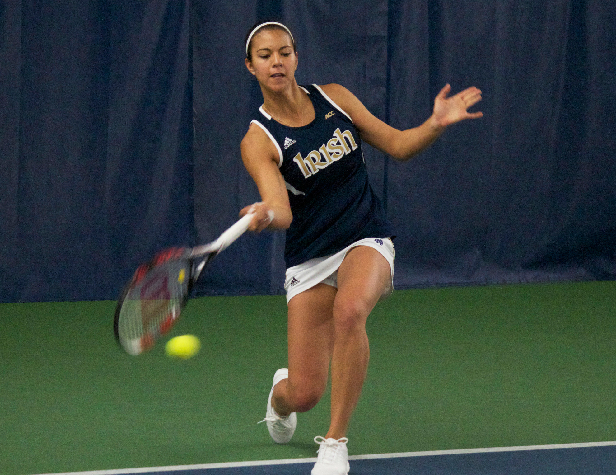 Notre Dame Defeats North Carolina State On The Road Senior Britney Sanders
