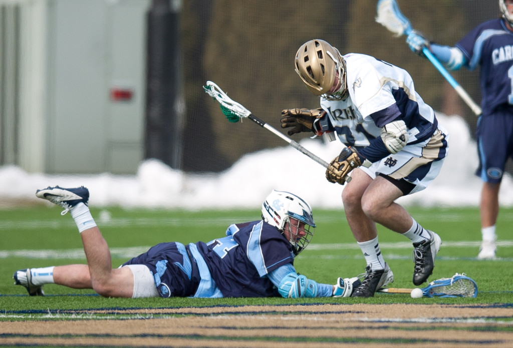 Notre Dame Men's Lacrosse vs North Carolina 03-02-2013