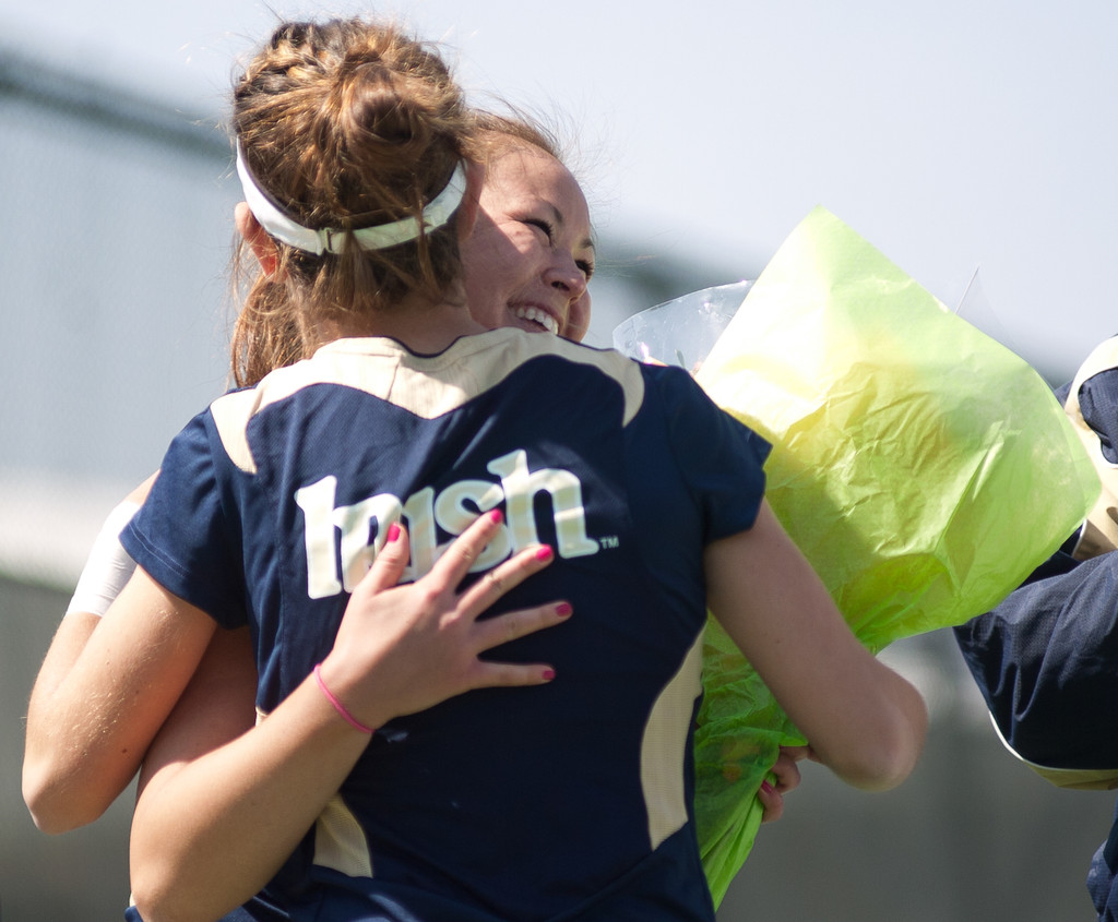 04-07-2013 Notre Dame Women's Senior Day