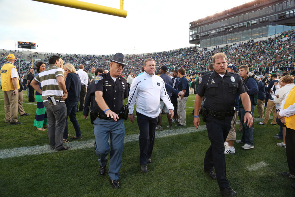 No. 22 Notre Dame vs. Michigan State (USATSI)