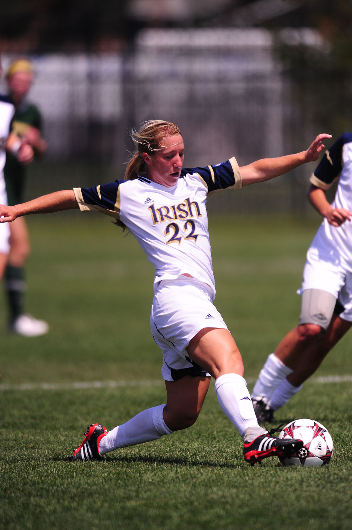 Pitch Points: Quick Starts Continue For #8 Irish Sophomore forward Crystal Thomas had a second-half insurance goal in Notre Dame's 2-0 exhibition win over Virginia last year at the Notre Dame Practice Field.