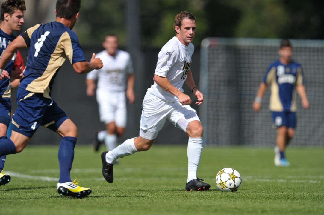 Senior captain Harrison Shipp is Notre Dame's top active scorer with 11 goals and 14 assists, all while not missing a single match in his first three seasons with the Fighting Irish.