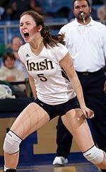 Notre Dame Up to #7 In AVCA Poll, Matching Program Best Sophomore Ellen Heintzman and the Irish moved up two spots in this week's AVCA poll.