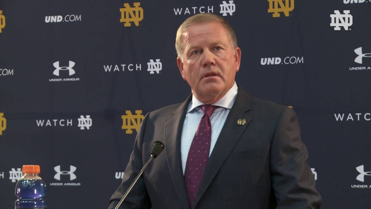 Notre Dame Football  Press Conference Nevada