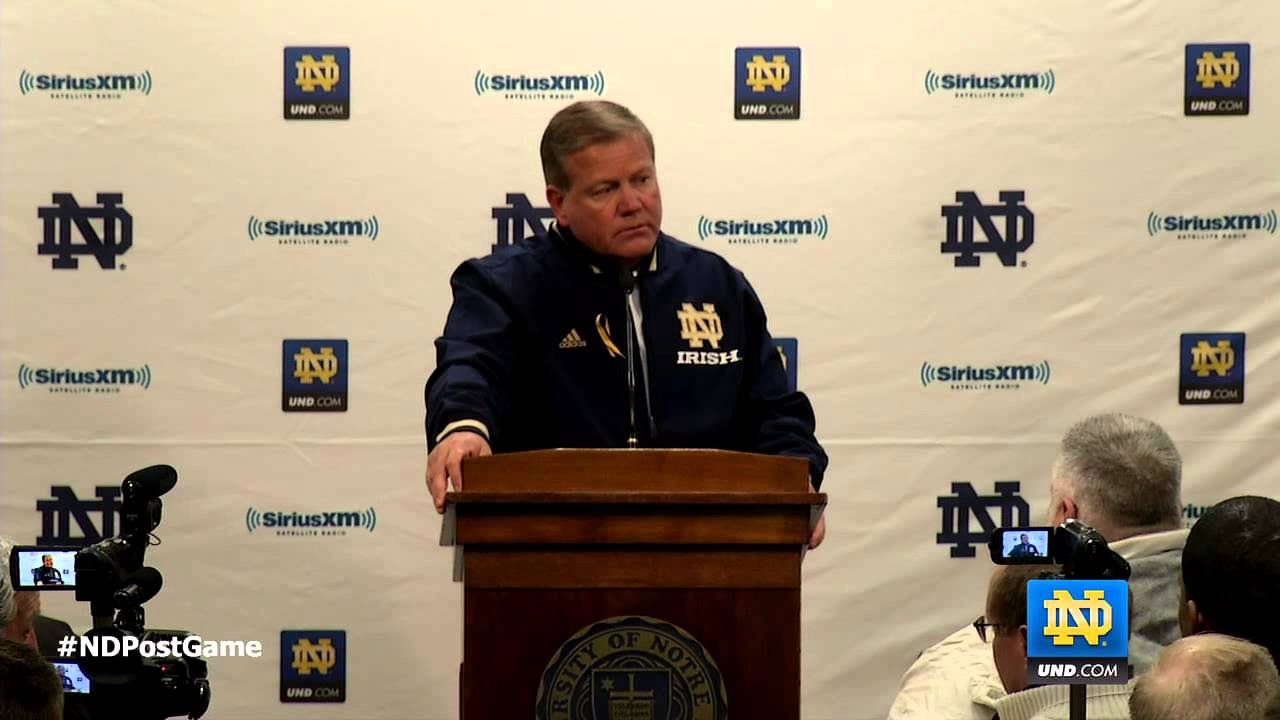 Blue Gold Post Game Press Conference - Notre Dame Football