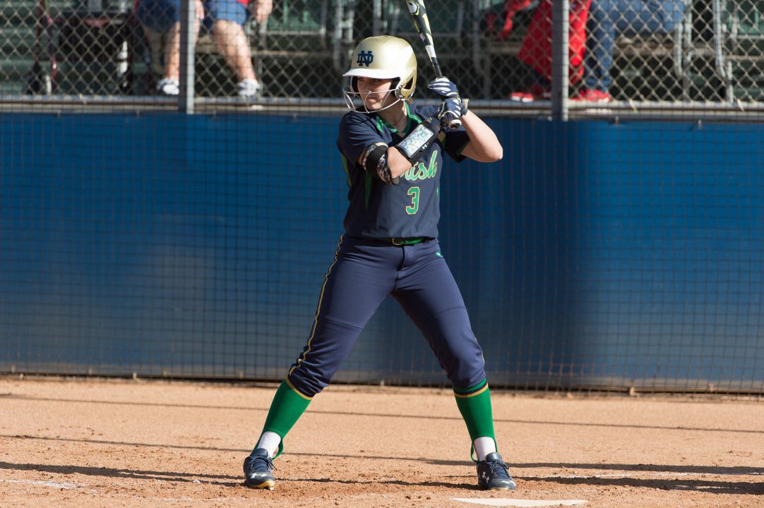 Senior co-captain and two-time All-American Emilee Koerner tied the Notre Dame record for runs in a game by scoring four times in Sunday's 10-2 win at Boston College