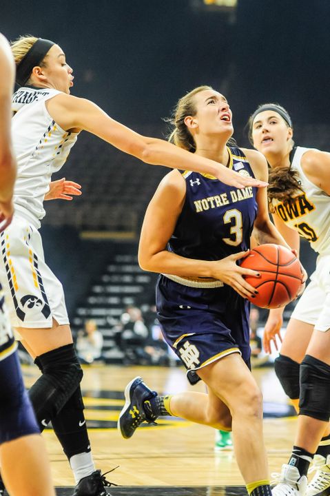 Marina Mabrey had a triple-double in last year's game at Valparaiso.