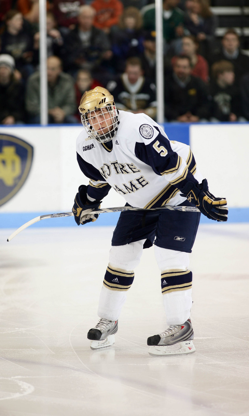 #8/#8 Notre Dame Gets Set To Battle Northern Michigan At The Joyce Center Former Irish defenseman Teddy Ruth is one of 15 former Notre Dame hockey players that will be attending the first-ever Notre Dame Pro Hockey camp from August 27 to August 30 at the Compton Family Ice Arena