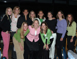 Soccer Programs Enjoy Memorable Reunion Weekend Members of Notre Dame's 1995 NCAA championship women's soccer team: (front row, from left) Laura Vanderberg, Megan Middendorf O'Sullivan and Michelle McCarthy Restovich; (back row, from left) Holly Manthei Doyle, Ashley Scharff Iorio , Shannon Boxx, Julie Maund, Monica Gerardo, Jen Renola, Amy VanLaecke and Jean McGregor Ansourian (photo by Pete LaFleur).