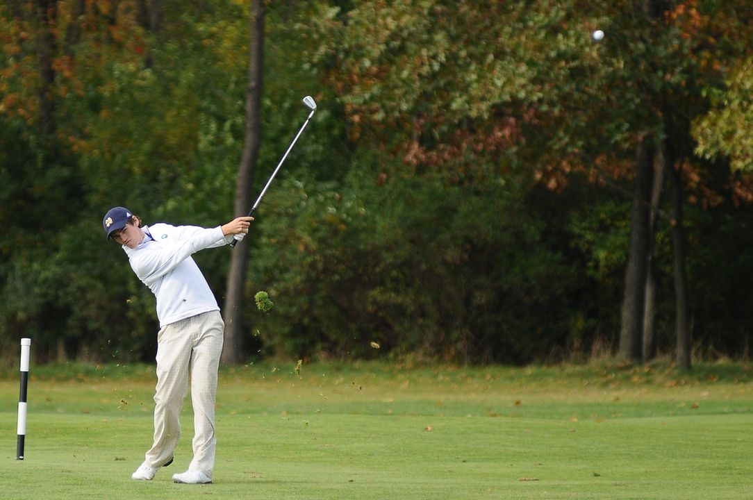 Niall Platt led all Notre Dame players with seven birdies on day one of the Irish Creek Collegiate