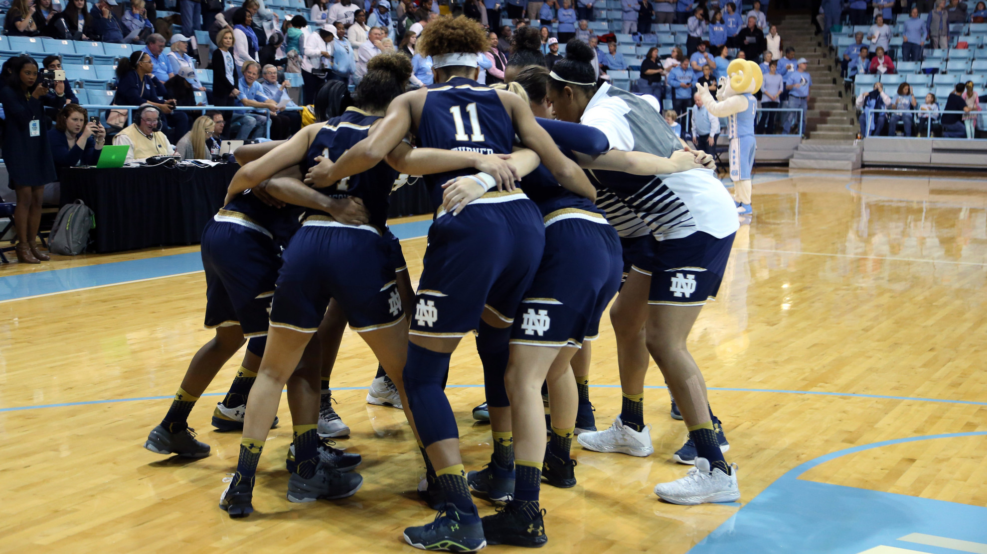Notre Dame Breezes By Tar Heels Notre Dame Breezes By Tar Heels