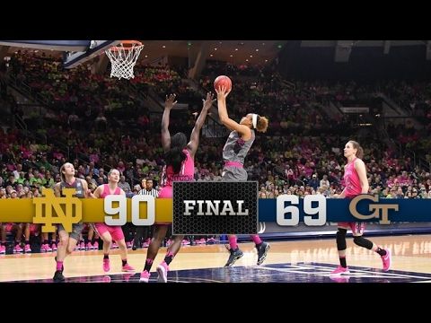 Top Moments - Notre Dame Women's Basketball vs. Georgia Tech