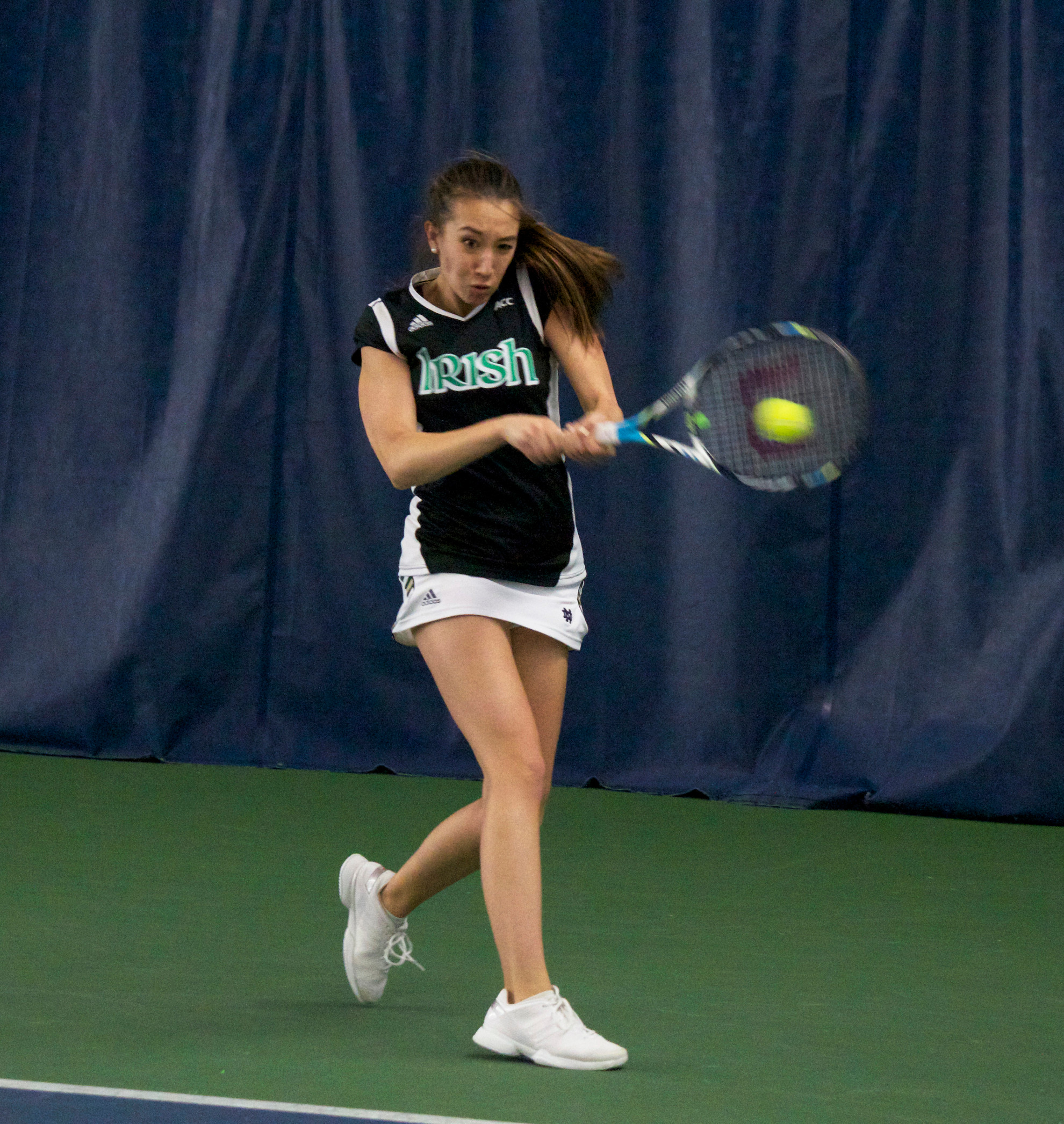 Irish Look To Continue Winning Streak This Weekend Sophomore Julie Vrabel