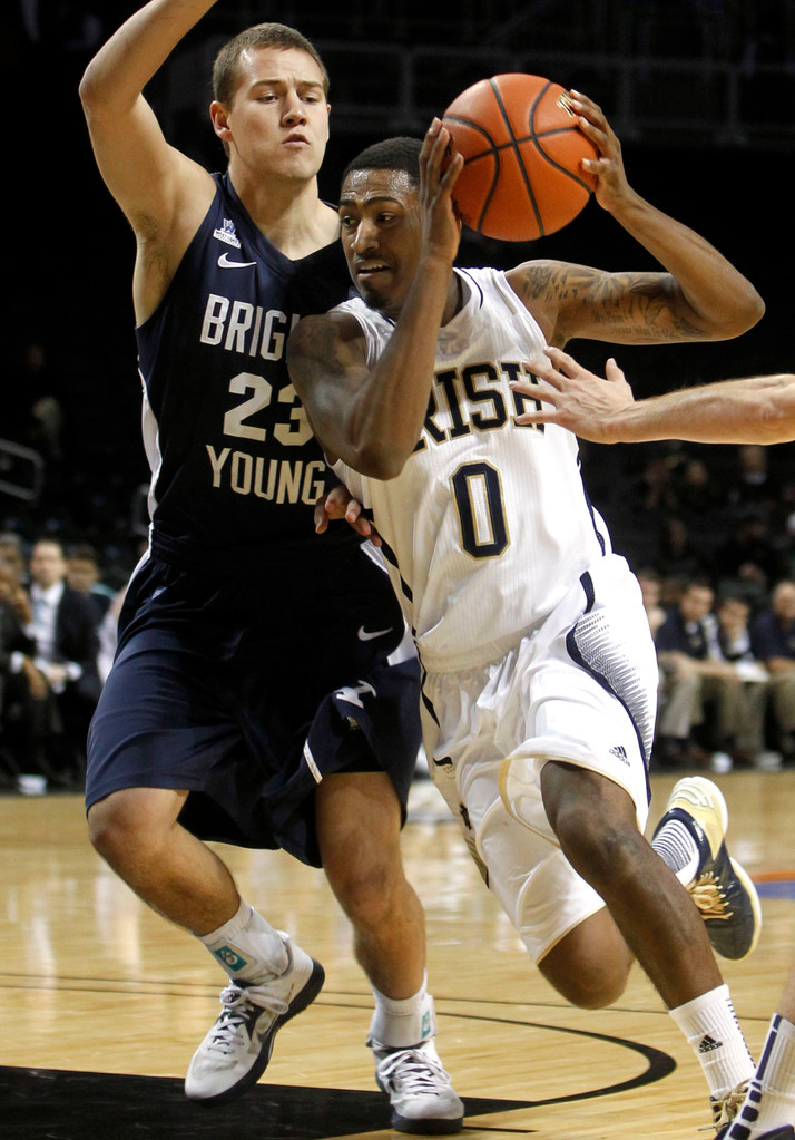 No. 20 Irish Top BYU, 78-68 (AP)